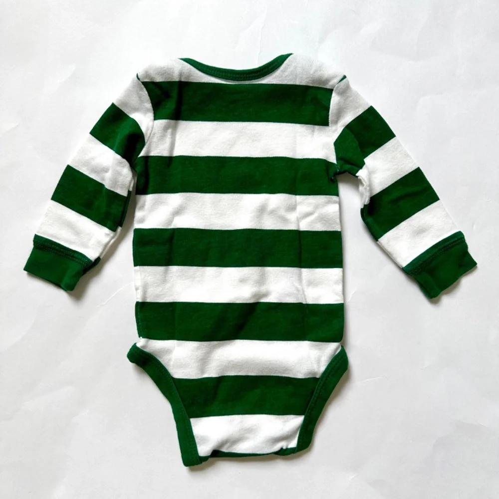 Carter's Christmas Long Sleeve Onesies Bundle 4 Winter Size 3M